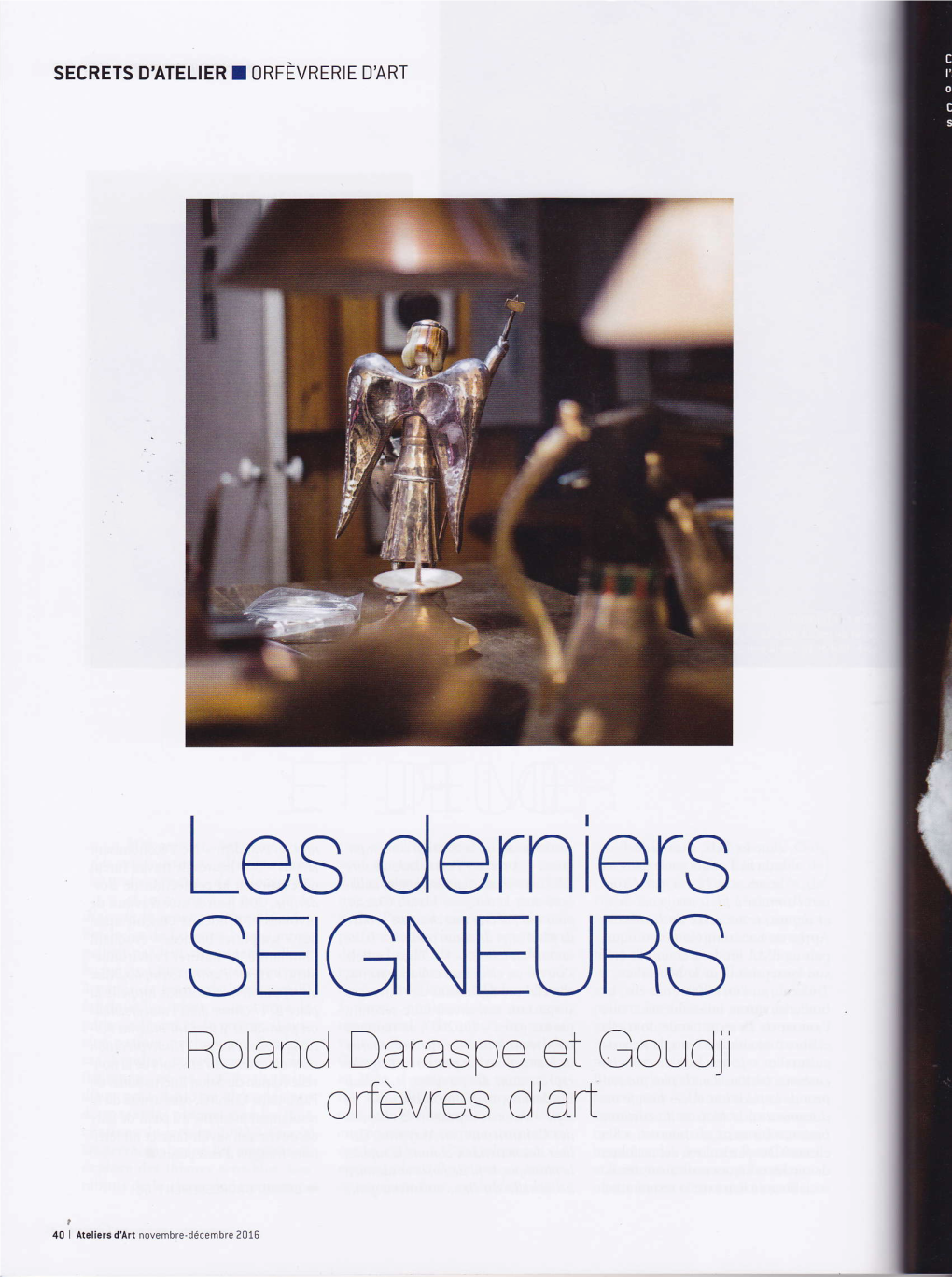 Lire L'article Les Derniers Seigneurs – Ateliers D'art N°126