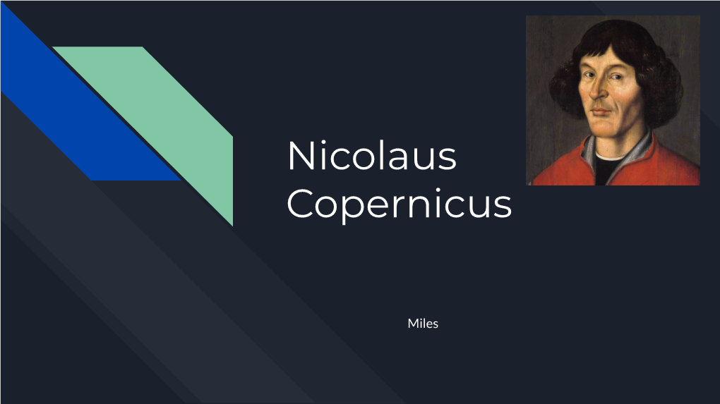 Nicolaus Copernicus