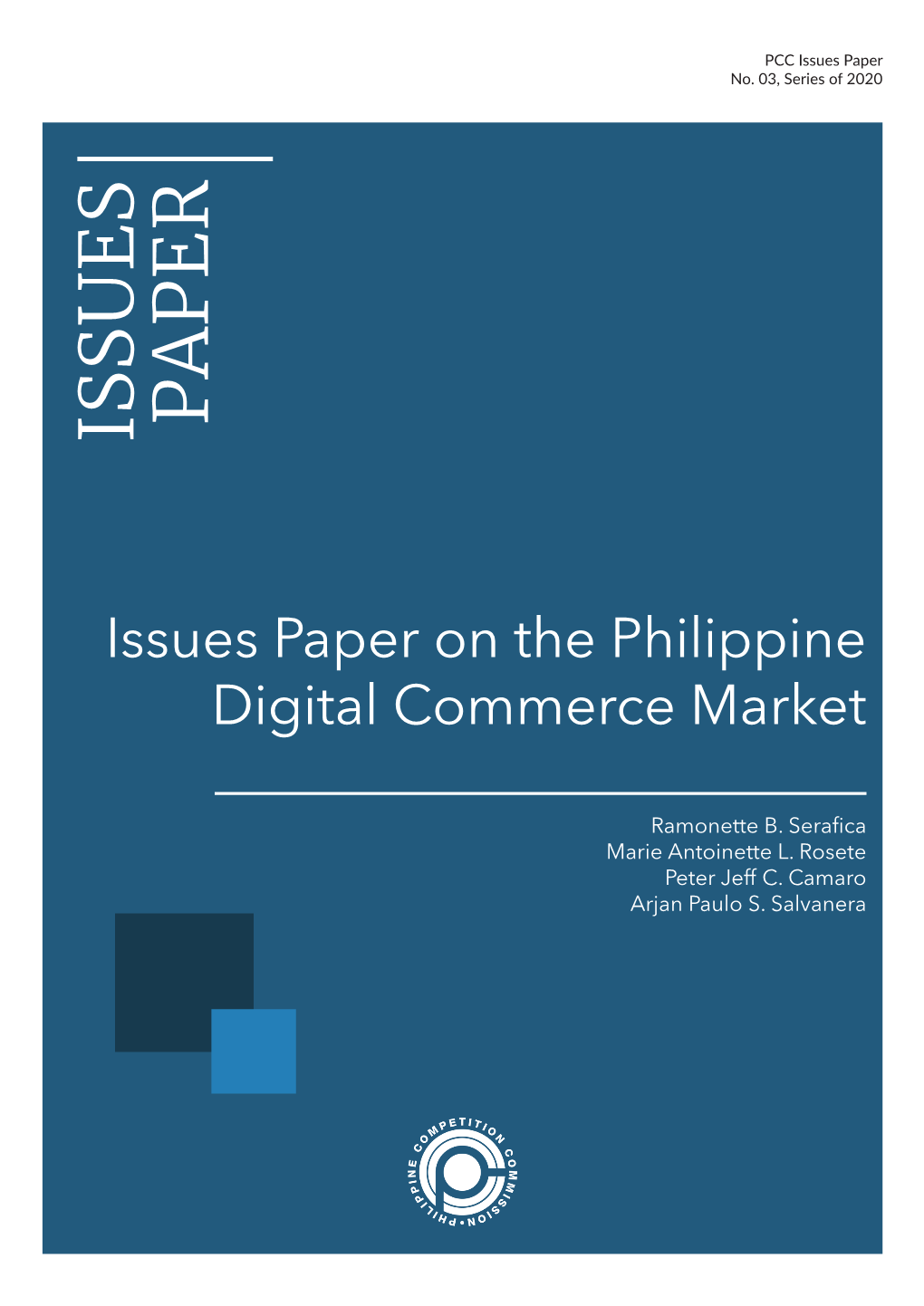 Issues Paper on the Philippine Digital Commerce Market Ramonette B