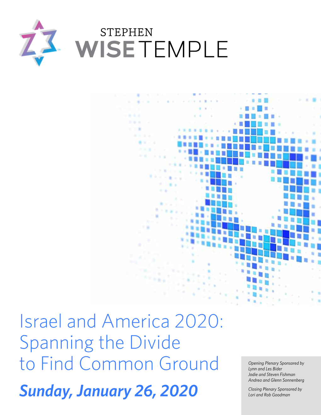 Israel and America 2020: Spanning the Divide