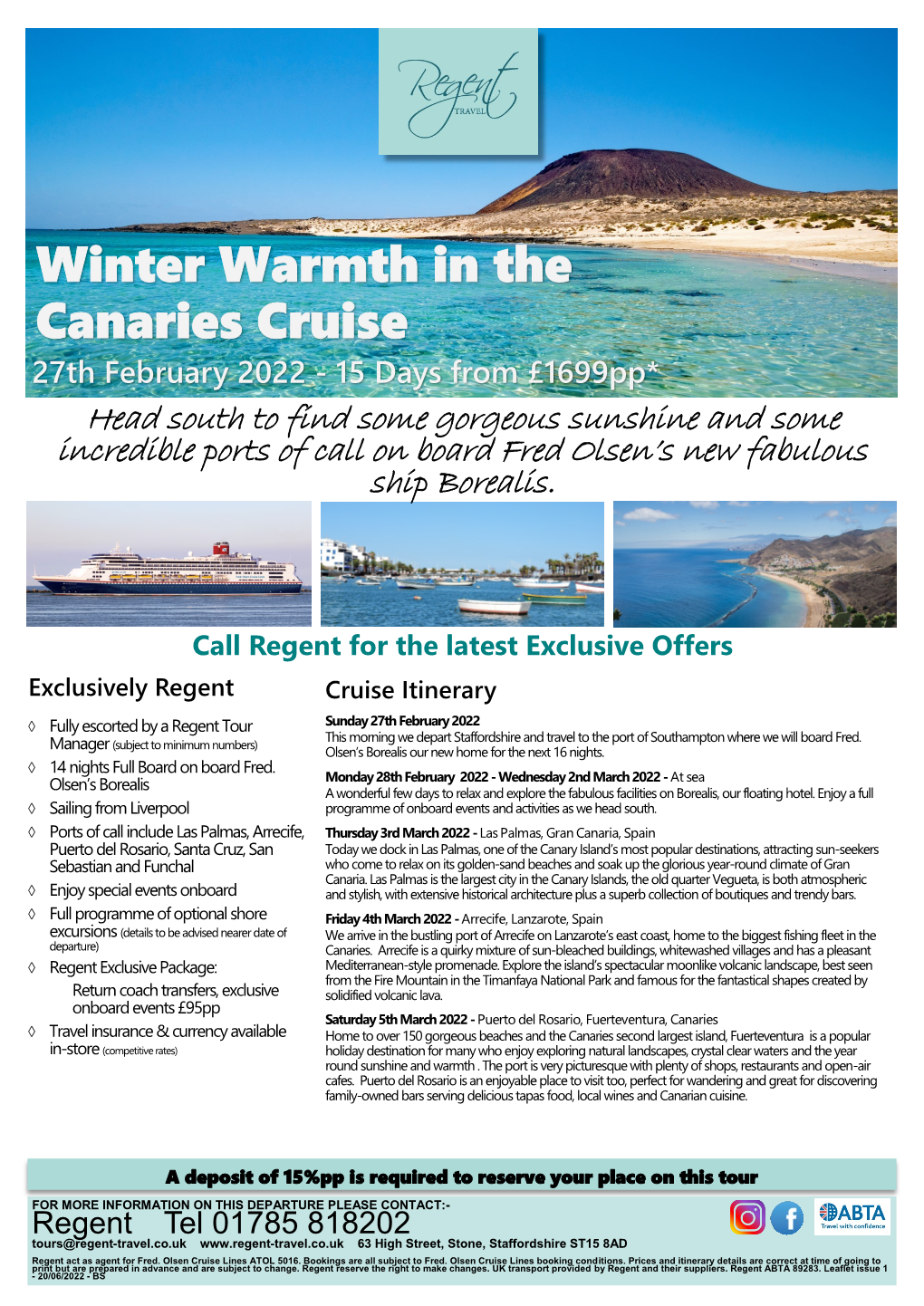 Winter Warmth in the Canaries Cruise