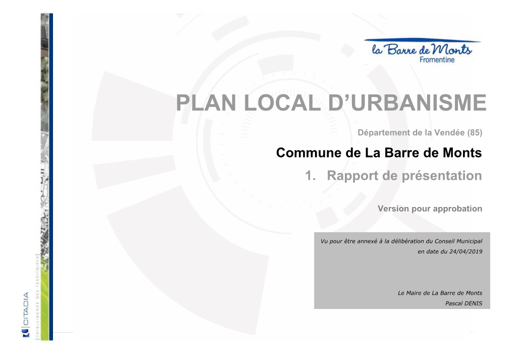 Plan Local D'urbanisme