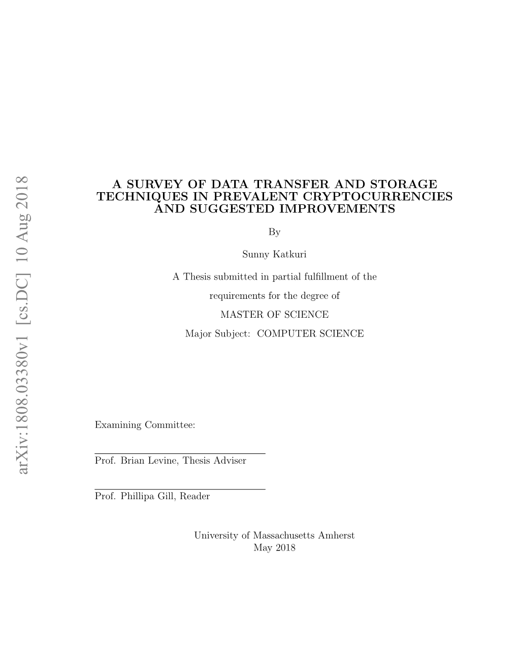 Arxiv:1808.03380V1 [Cs.DC] 10 Aug 2018