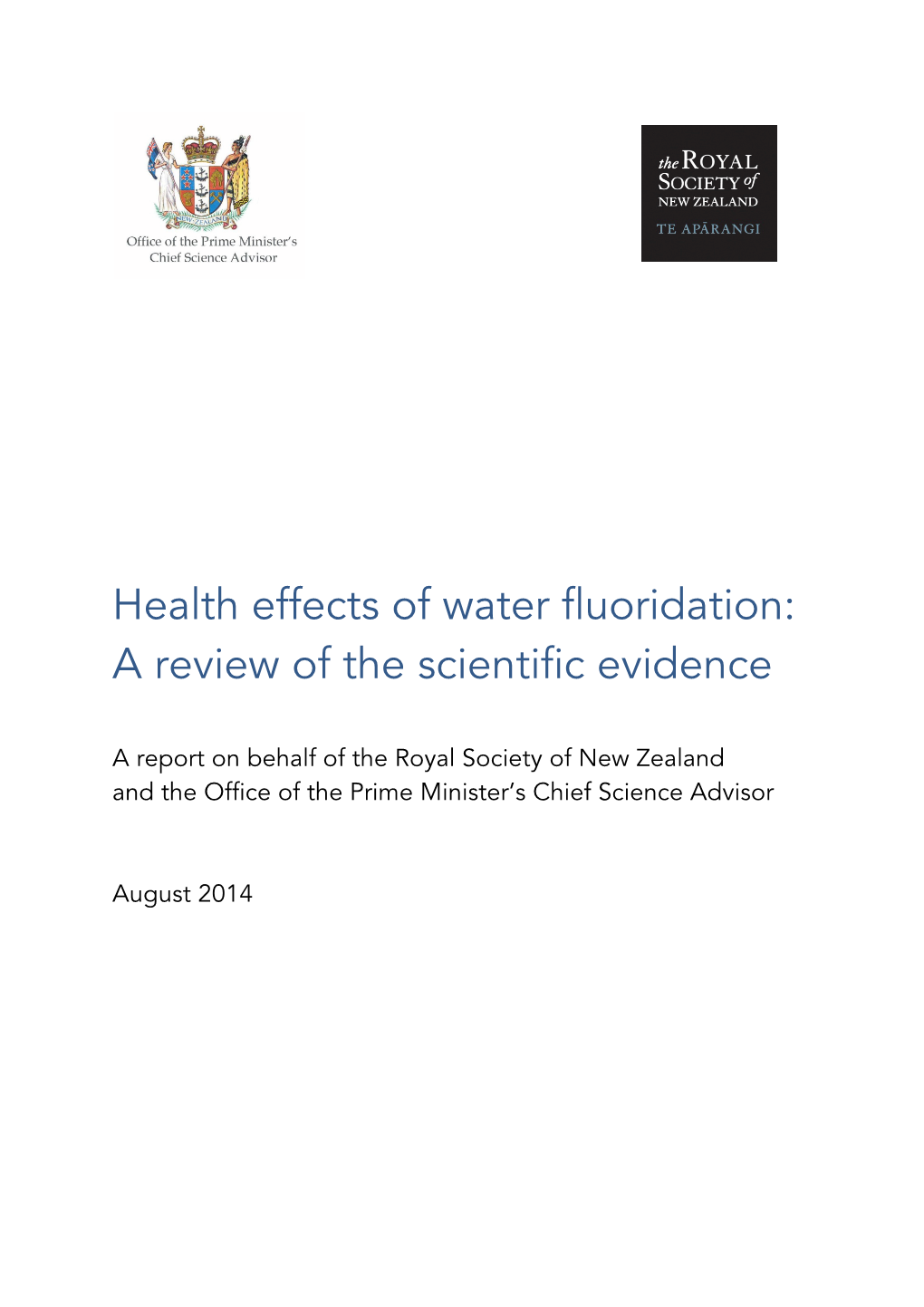 Health Effects of Water Fluoridation: a Review of the Scientific Evidence