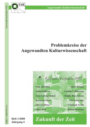 Zukunft Der Zeit ISBN: 3-9805595-6-4