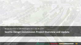 Seattle Design Commission Project Overview and Update