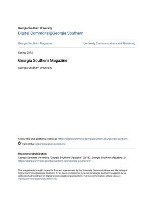 Georgia Southern Magazine University Communications and Marketing