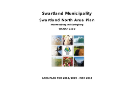 Swartland Municipality Swartland North Area Plan Moorreesburg and Koringberg WARDS 1 and 2