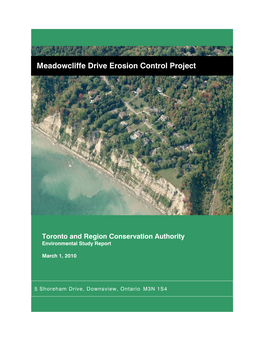 Meadowcliffe Drive Erosion Control Project