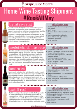 Rose All May Tasting Guide