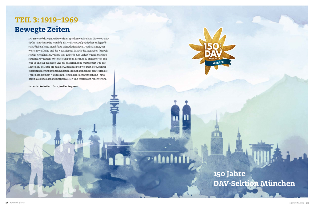 150 Jahre DAV-Sektion München TEIL