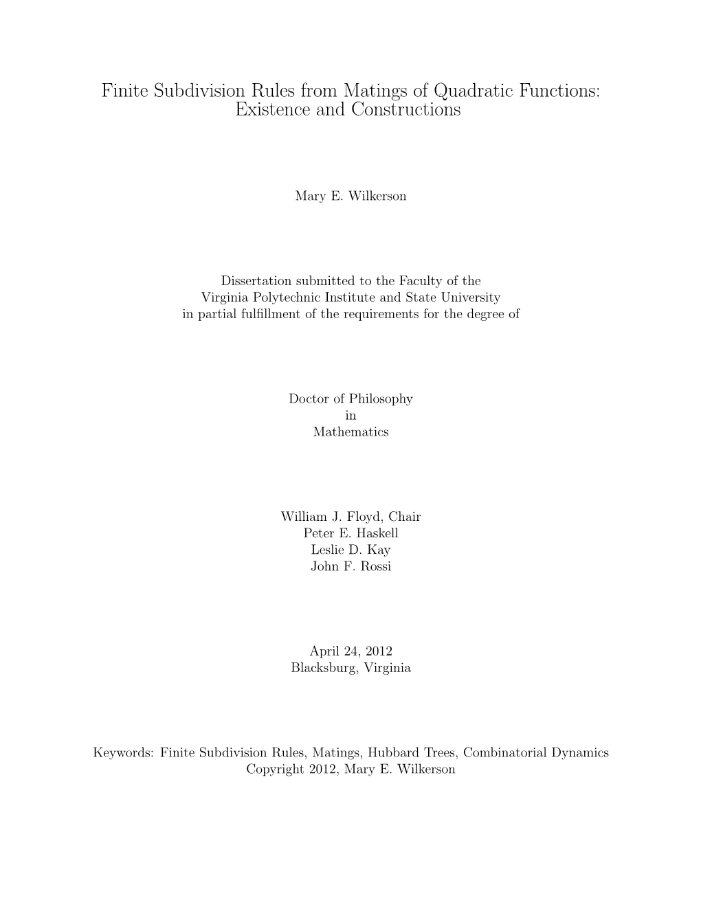 Finite Subdivision Rules from Matings of Quadratic Functions: Existence and Constructions