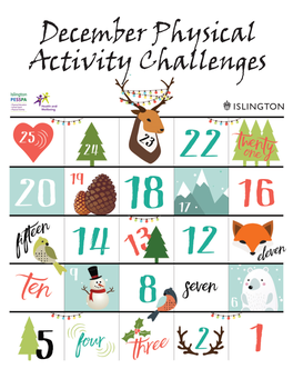 December Physical Activity Challenges