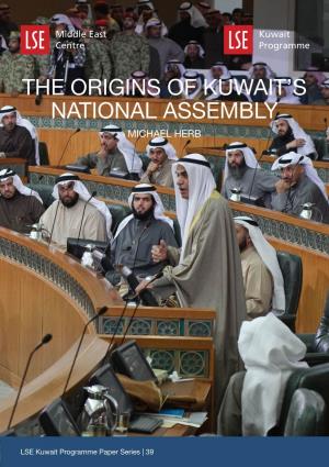 The Origins of Kuwait's National Assembly