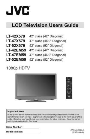 LCD Television Users Guide