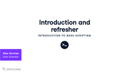 Alex Scriven Data Scientist Introduction to the Course This Course Will Cover