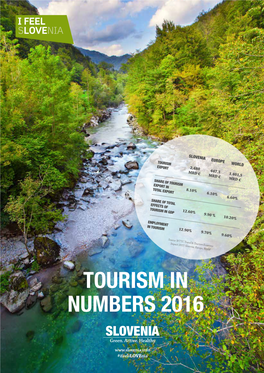 TOURISM in NUMBERS 2016 SLOVENIA Green
