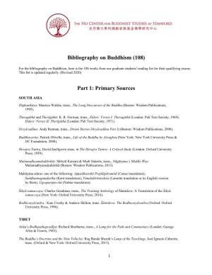 Bibliography on Buddhism (108)