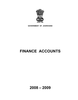 Finance Accounts 2008-2009