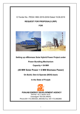 48 MW Solar Power + 6 MW Biomass Power