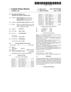 (12) United States Patent (10) Patent No.: US 7,727,574 B1 Ushioda Et Al
