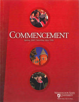 One Hundred Eleventh Annual Spring Commencement