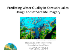 Predicting Water Quality in Kentucky Lakes Using Landsat Satellite Imagery