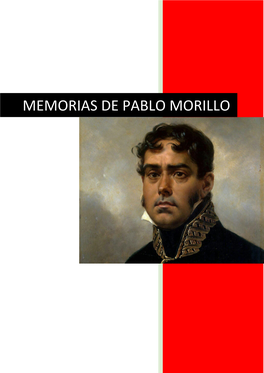 Memorias De Pablo Morillo