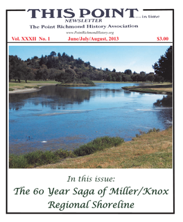 The 60 Year Saga of Miller/Knox Regional Shoreline