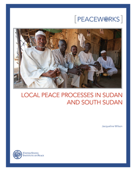 Local Peace Processes in South Sudan