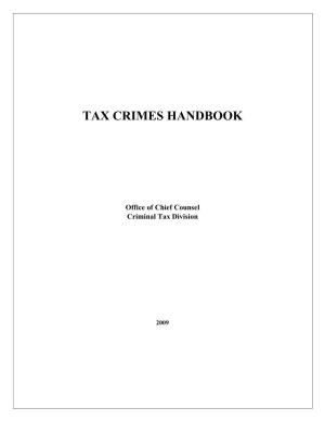 Tax Crimes Handbook