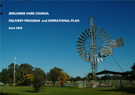 JERILDERIE SHIRE COUNCIL DELIVERY PROGRAM And