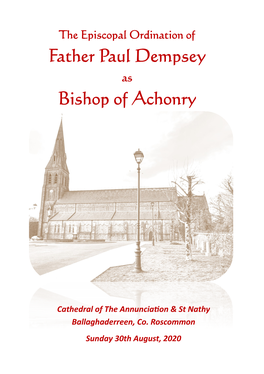 Father Paul Dempsey Bishop of Achonry
