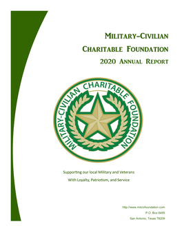 2020 MCCF Annual Report