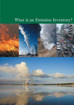 What Is an Emission Inventory? (PDF)
