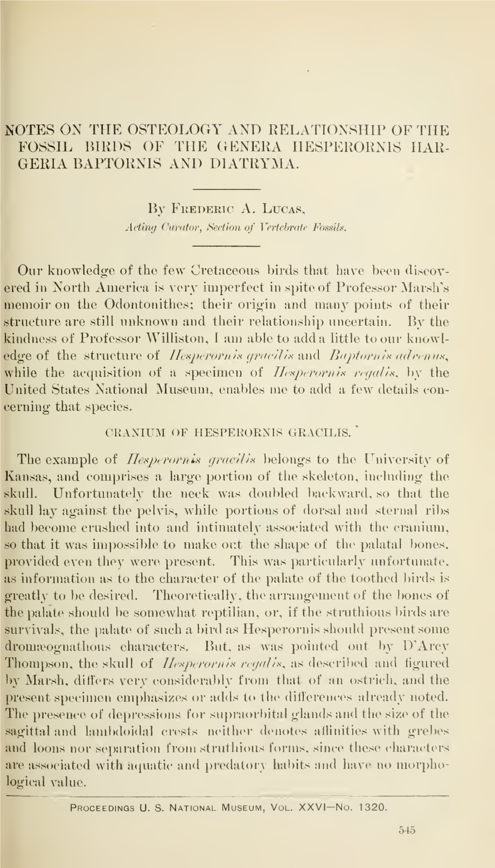 Proceedings of the United States National Museum