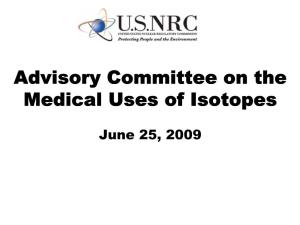 Advisory Committee on the Medical Uses of Isotopes