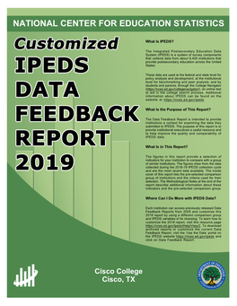 2019 IPEDS Data Feedback Report