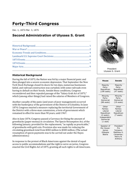 43Rd Congress, 1St Session, H.Exdoc.257