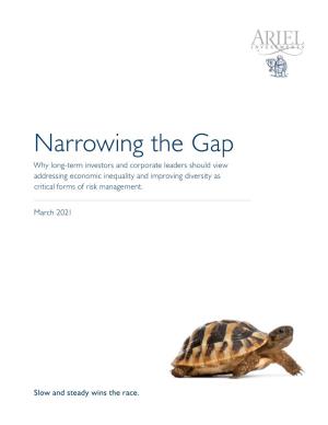 Narrowing the Gap: ESG White Paper