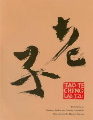 Tao Te Ching LAO-TZU