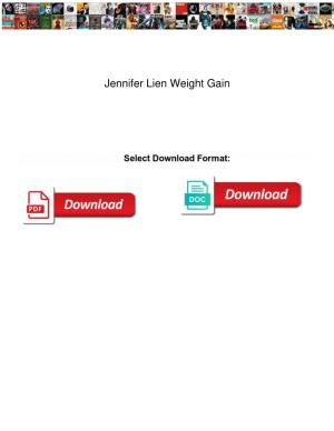 Jennifer Lien Weight Gain