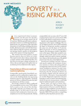 Poverty Rising Africa