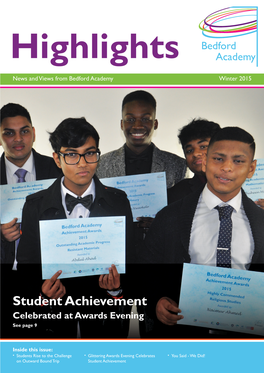 Student Achievement Celebrated at Awards Evening See Page 9