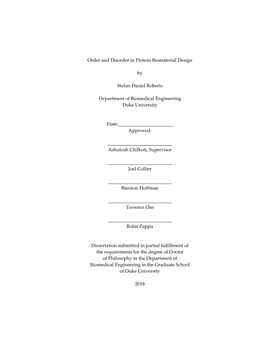 Duke University Dissertation Template