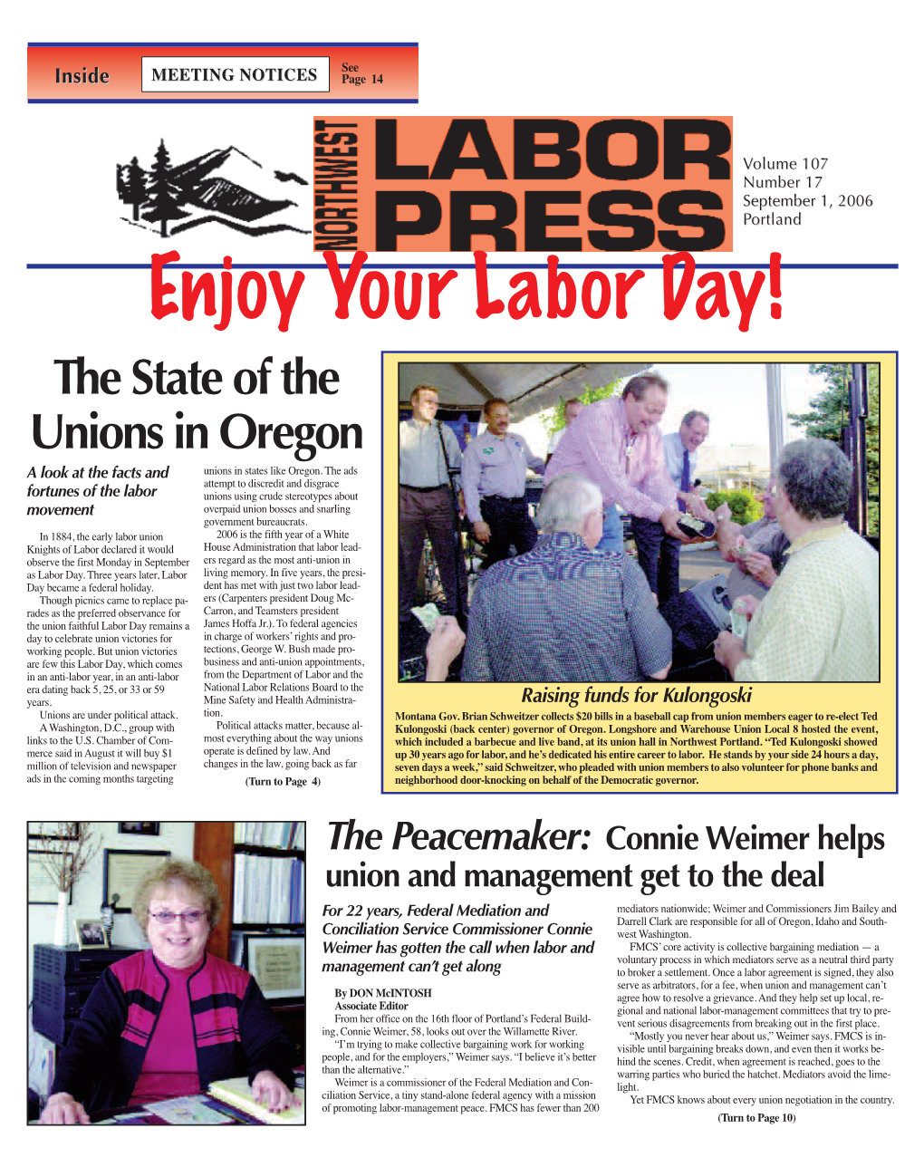 The State of the Unions in Oregon a Look at the Facts and Unions in States Like Oregon