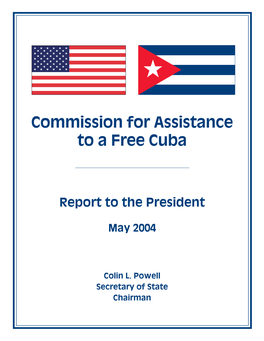 Cuba Report to Pres.Ai