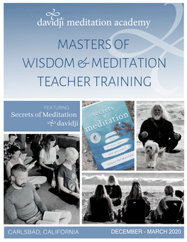 Masters of Wisdom & Meditation Teacher Training