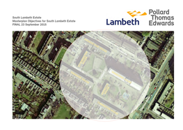 South Lambeth Estate Masterplan Objectives for South Lambeth Estate FINAL 23 September 2015