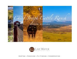 Chief Joseph Cattle Ranch WISDOM, MONTANA